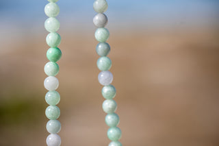 Floating Burmese Jade Necklace