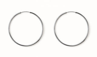Endless Silver Jane Hoop Earrings
