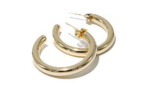 PRODUCT FEATURES:  316L High-Grade Stainless Steel  Hoop Length 1 Inch Hoop Opening 1 Inch Bamboo Width: 2mm Weight: 1 grams  Water-Resistant Tarnish-Free  *Extremely Lightweight.  Designer's Notes: Be bold and stylish with our Lightweight C-Shaped Design Earrings and wear them every day or for any occasion!