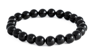 Black Onyx Gloss Natural Gemstone Bracelet