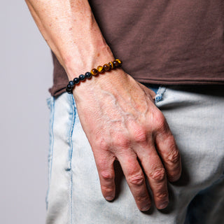Ombre Tigers Eye Natural Gemstone Bracelet