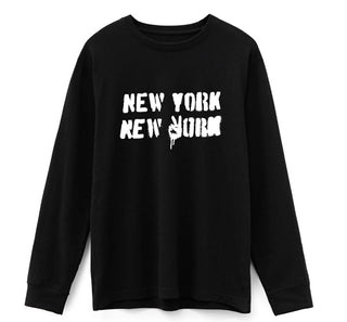 100% Organic SUPIMA Cotton Facing 100% Organic Cotton double-folded flat knit cotton ribbing Pre-shrunk to ensure minimal shrinkage American Grown SUPIMA Cotton Handmade in a GOTS-certified facility  Seamless Screenprinted Phrase on front of Crewneck Screenprinted PHLD Logo inside back collar Ribbed Hem and Cuffs Designed and printed in the USA Fit: True to size  Designer's Notes:  Shop or super-soft Organic SUPIMA Cotton New York New York Long Sleeve Shirt and feel amazing!