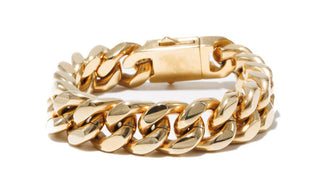 Gold The Nora Cuban Link Chain Bracelet