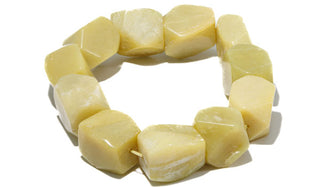 Chunky Lime Chrysoprase Natural Gemstone Bracelet