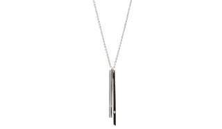 Double Icicle Adjustable Crystal Necklace