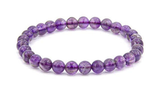 Amethyst 8mm natural stone bracelet