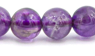 Amethyst 8mm close up 