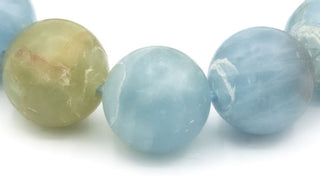 Luxury Aquamarine Natural Stone Bracelet close up img
