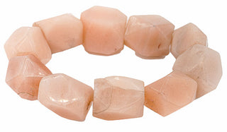 Peach Aventurine Natural Gemstone Necklace.
