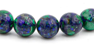 Azurite 8mm close up