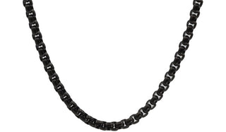 Black Stainless Steel Book Chain