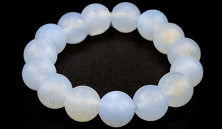 Luxury Blue Chalcedony Natural Gemstone Bracelet