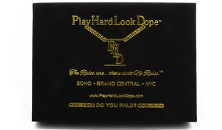 black logo jewelry box