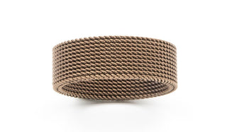 Brown mesh ring