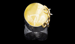 Luxury Oversized Adjustable Butterscotch Baltic Amber Ring