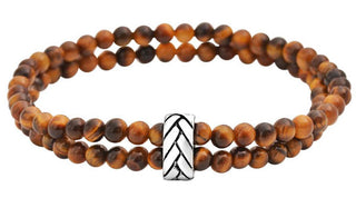 deep brown tigers eye bracelet stack feature img