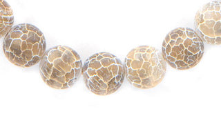 Grey dragon vein agate natural stone necklace feature close up img
