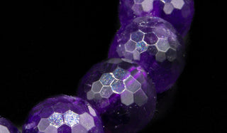 Luxury Faceted Amethyst Natural Gemstone Bracelet