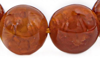 Alt=Fire Agate Natural Gemstone Bracelet 17mm bead size