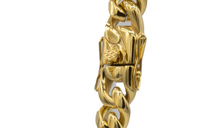 Gold cuban clasp