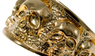 Unisex Skull Band Ring