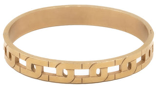 Gold Greek Key Bracelet.