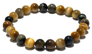 Mixed Tigers Eye Natural Gemstone Bracelet