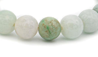 Burmese jade 10mm close up natural stone bracelet img