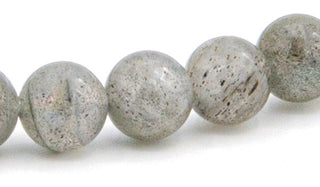 Labradorite 8mm natural stone bracelet close up