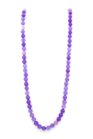 Lavender Jade Natural Stone Necklace second img
