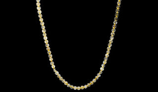 Full length Luxury Citrine Natural Gemstone Necklace