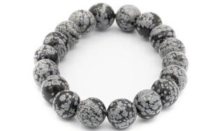 Obsidian snowflake 10mm NSB