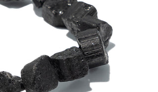 Raw Black Tourmaline Natural Gemstone Bracelet