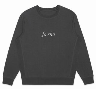 fo sho Organic SUPIMA Cotton Crewneck Sweatshirt