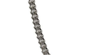 Silver Stainless Steel Cuban Chain