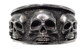 Unisex Skull Band Ring