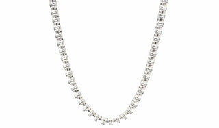 Silver Stainless Steel Book Chain