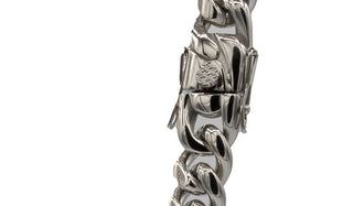 Silver cuban clasps
