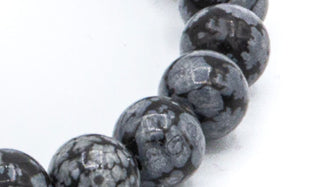 Snowflake Obsidian Natural Gemstone Centerpiece Necklace