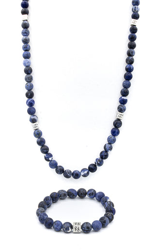 Sodalite Matte Natural Gemstone Centerpiece Set