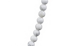 Sterling Silver Howlite Natural Gemstone Necklace