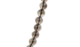 Sterling Silver Mini Smoky Quartz Natural Gemstone Necklace close up