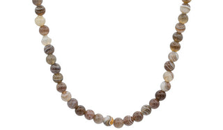Sterling Silver Botswana Natural Gemstone Necklace