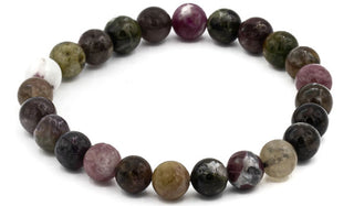 Watermelon Tourmaline Natural Gemstone Bracelet