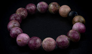 Watermelon Tourmaline Gemstone Bracelet.