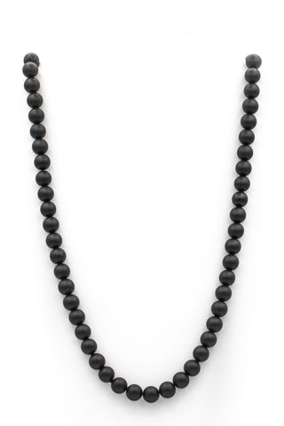 <img src="IMG_9954.JPG" alt="Black Tourmaline 30 Inch 10mm Matte Natural Stone Necklace">