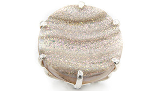 Alt=Sterling Silver Drusy Ring