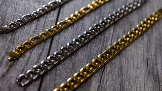 Gold Curb Chain Bracelet
