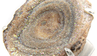 Sterling Silver Drusy Adjustable Ring