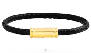 Gold Braided Leather Bracelet feature img